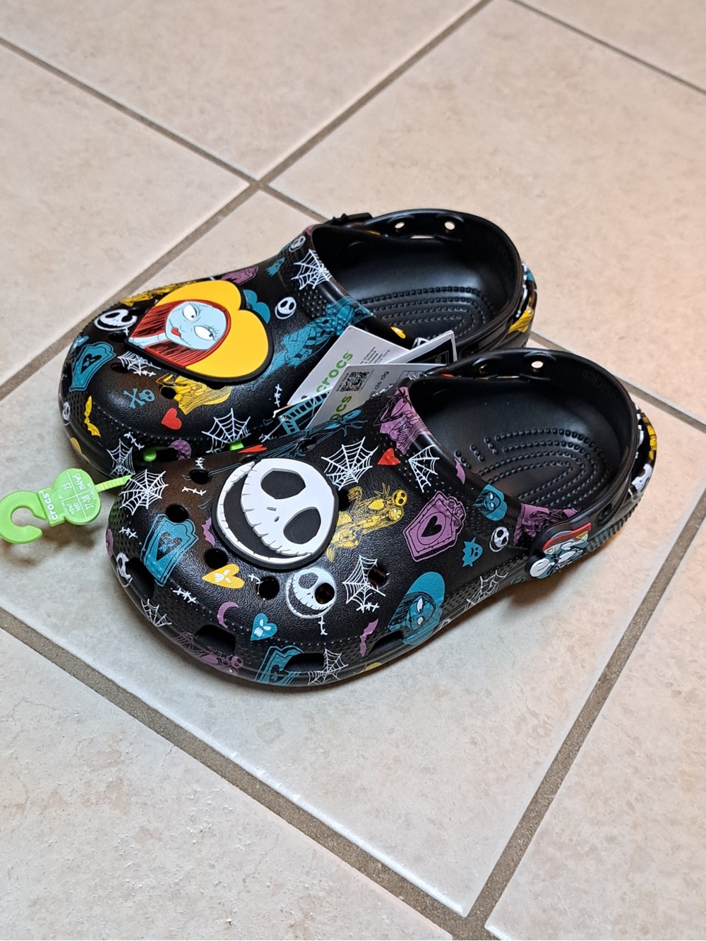 Crocs - Disney "The Nightmare Before Christmas" Classic Crocs - Women's size 7